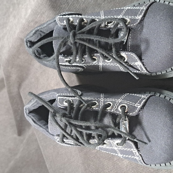 dELiA*s by Dolls Kill Witch Wannabe Oxford Shoes Lug Sole Platform VG US 5 - Picture 6 of 16